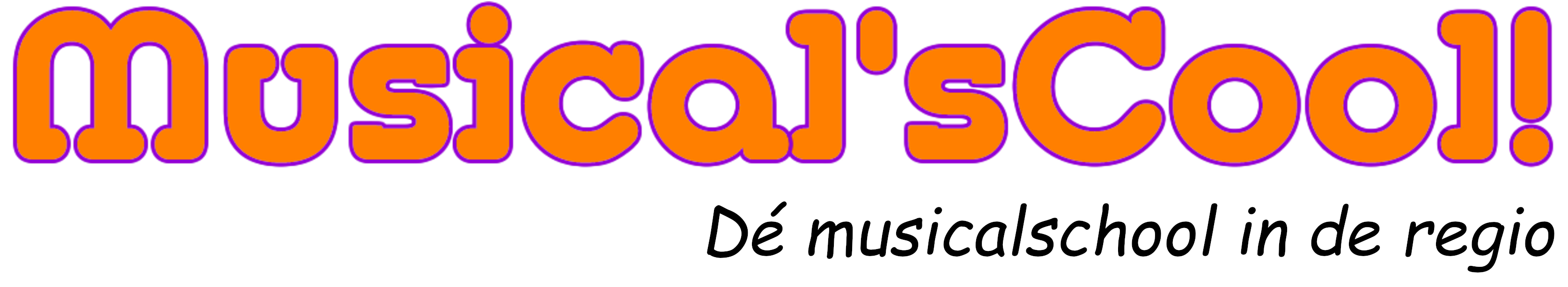 MusicalsCool logo met tekst